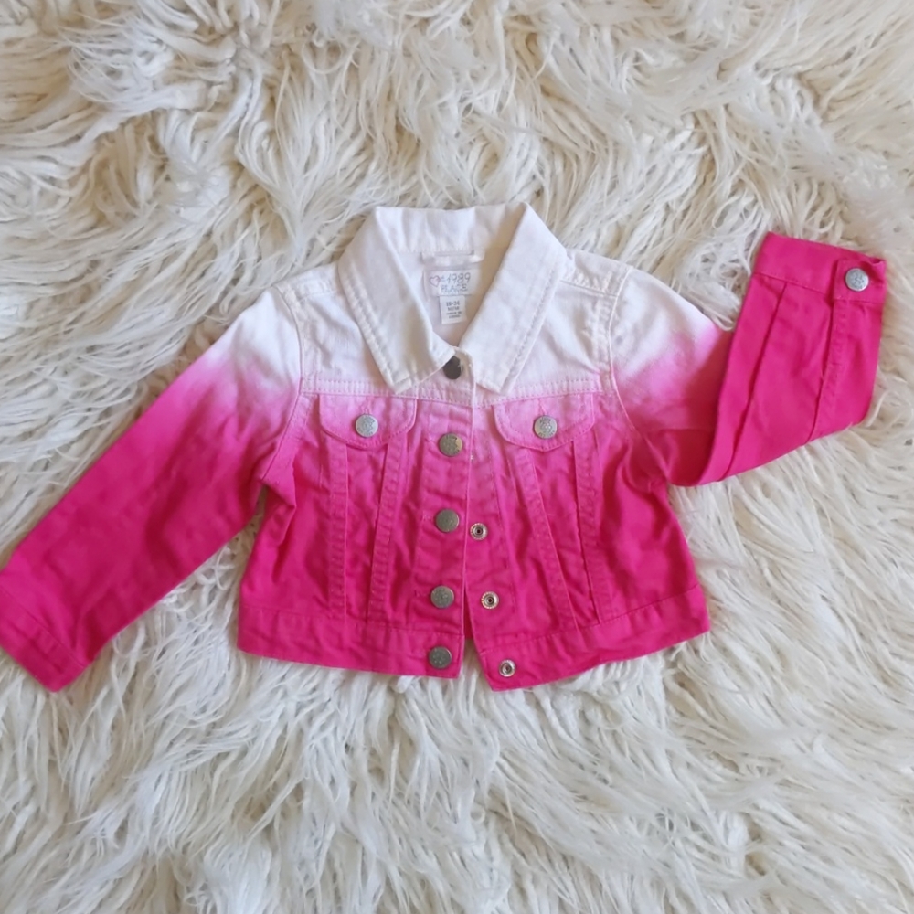 Ombre jean jacket